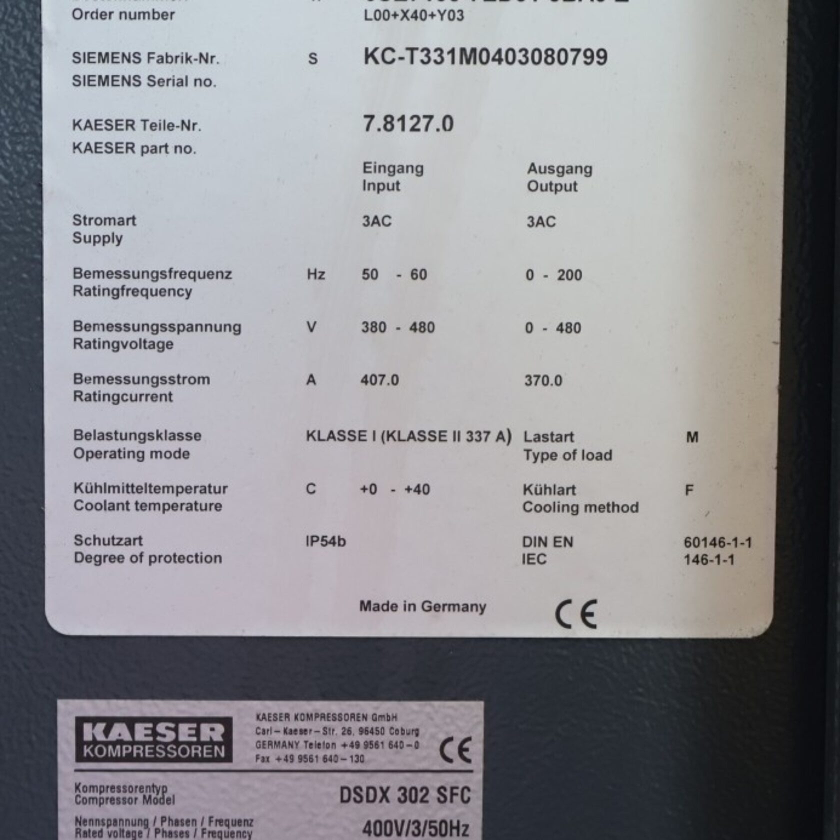 010916 Kaeser DSDX 302 SFC DSDX302SFC 08