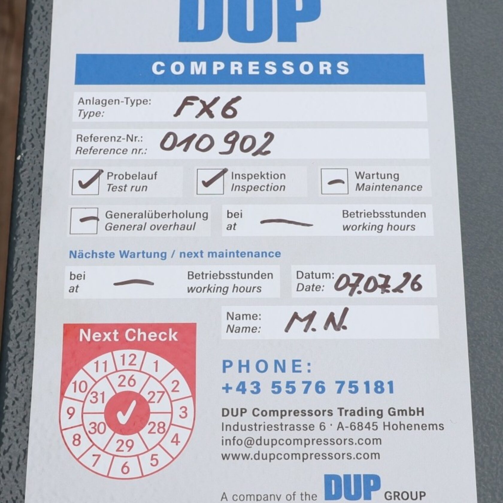 010902 Atlas Copco FX 6 FX6 19