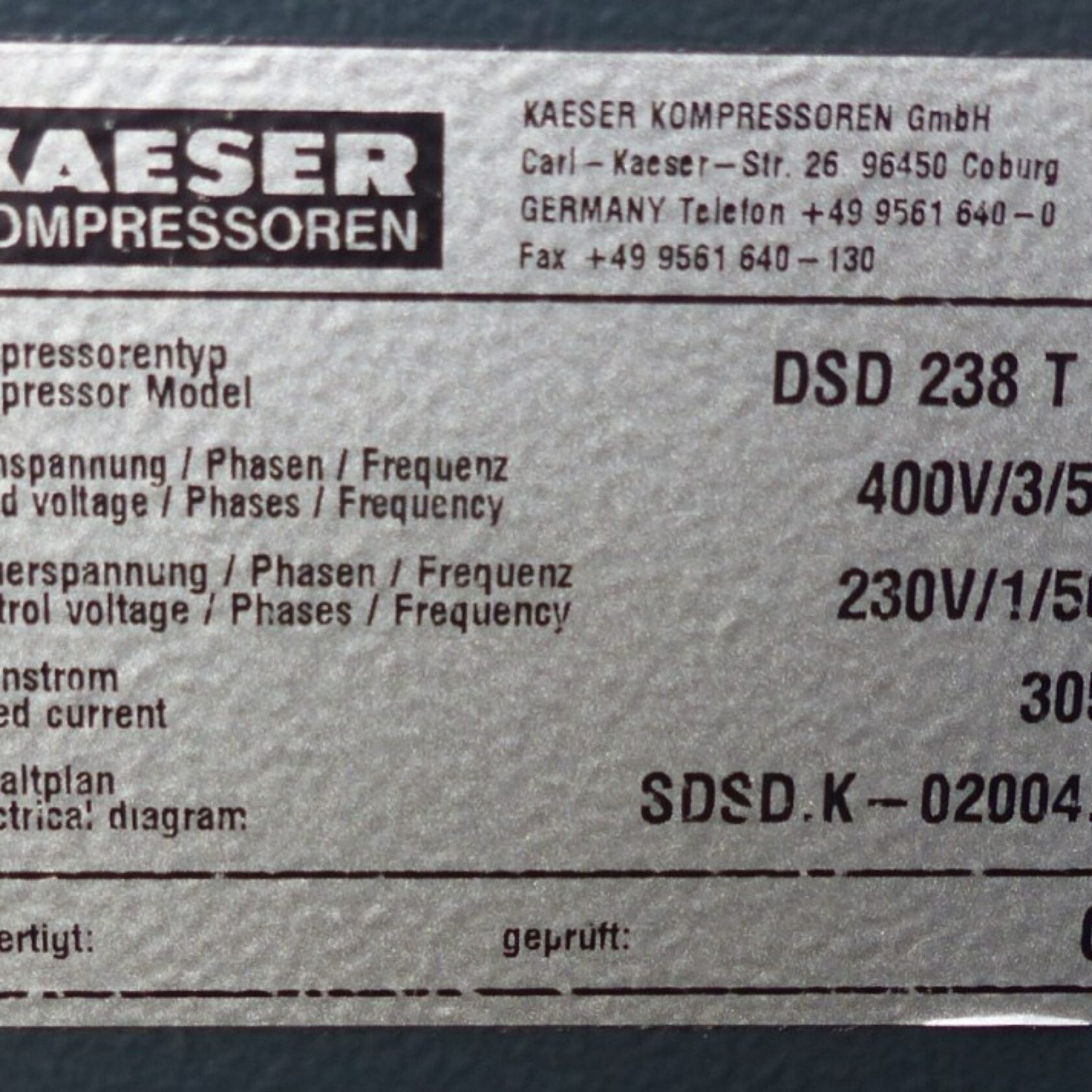 010658 Kaeser DSD 238 T SFC DSD238TSFC 08