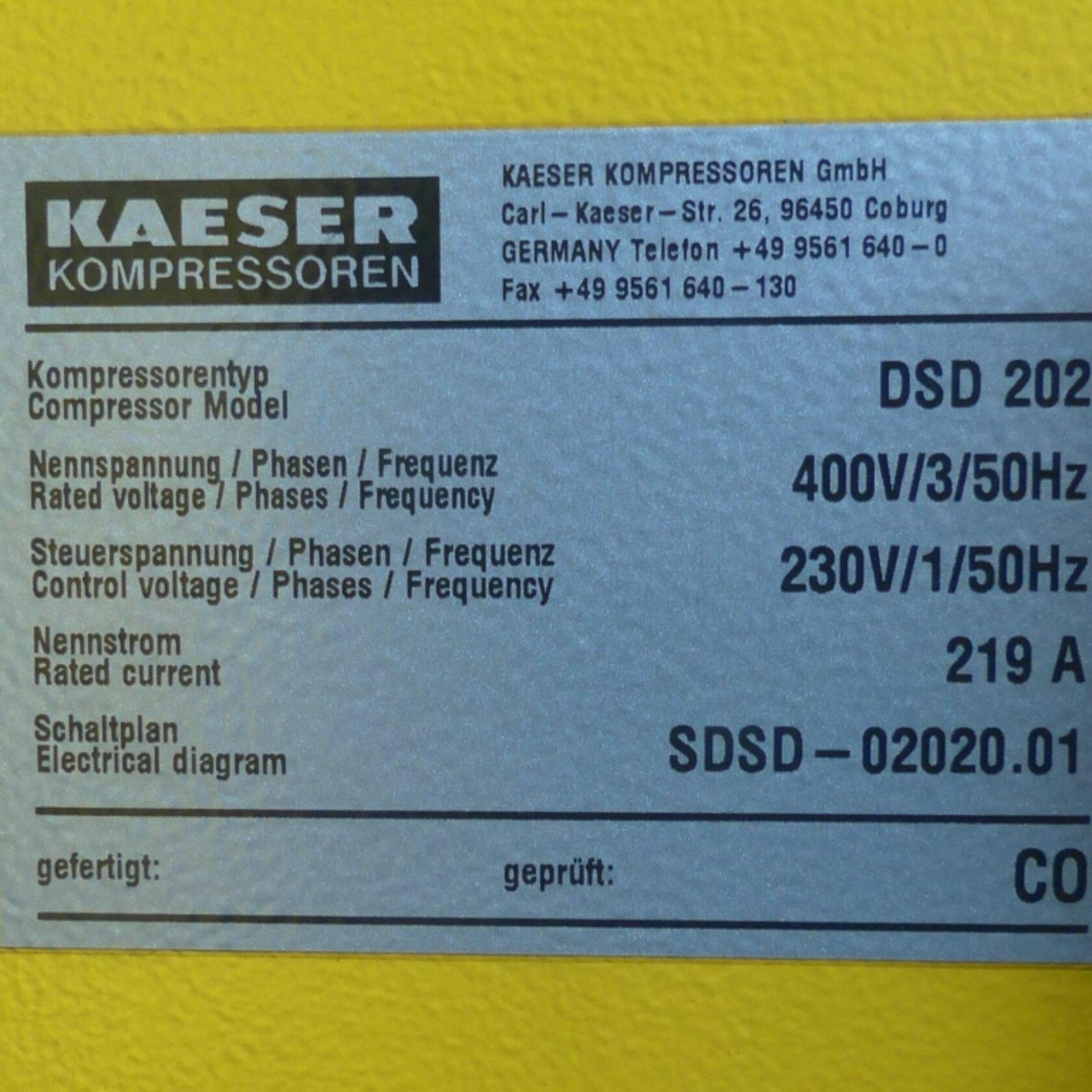 010650 Kaeser DSD 202 DSD202 06