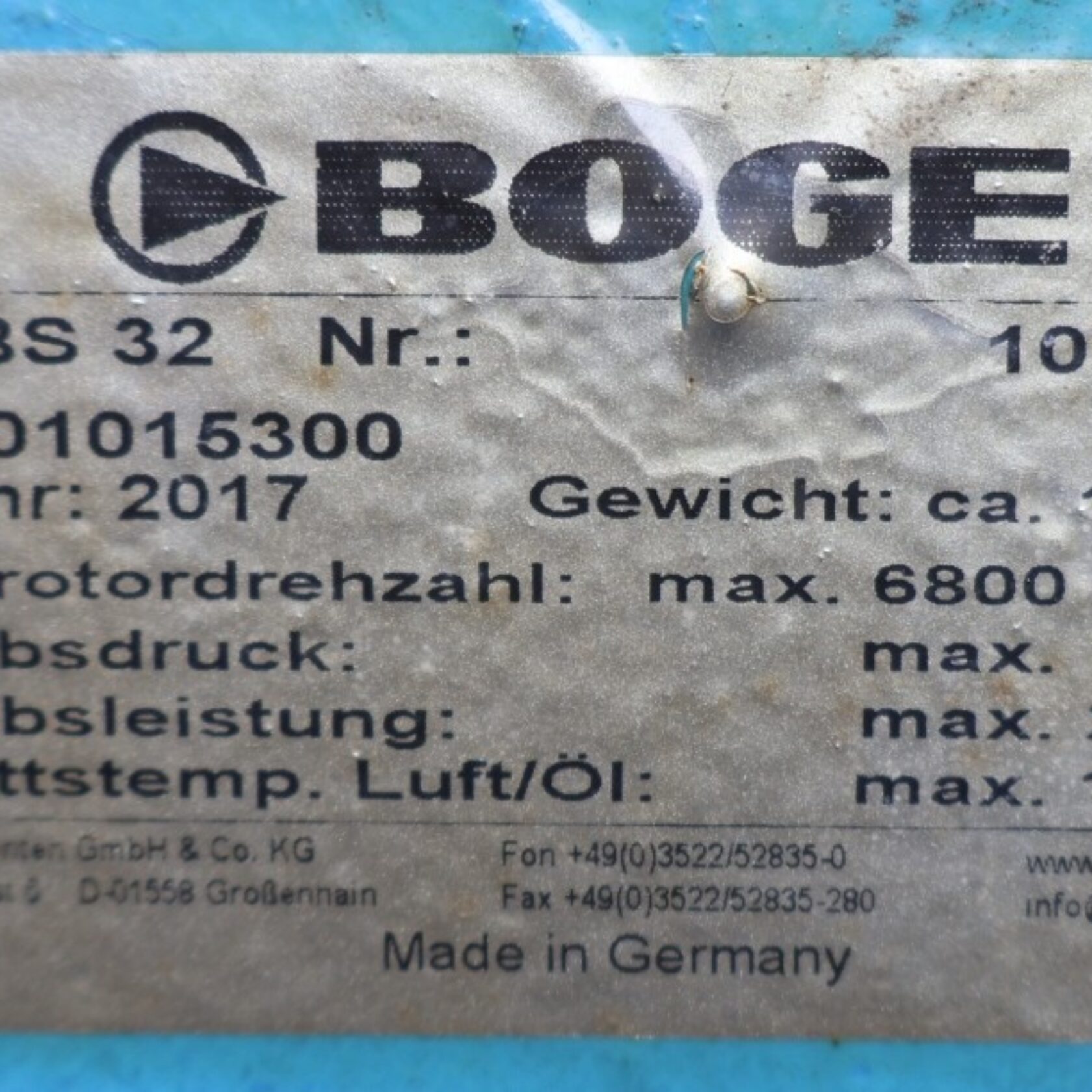 010929 Boge C 20 F C20F 12