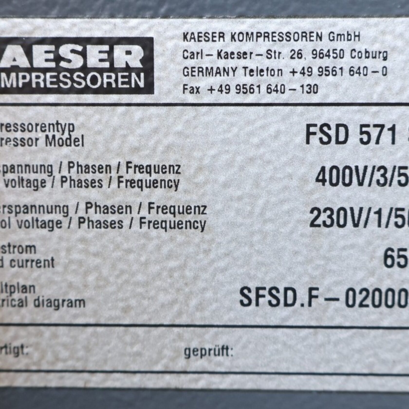 010824 Kaeser FSD 571 SFC W FSD571SFCW 06