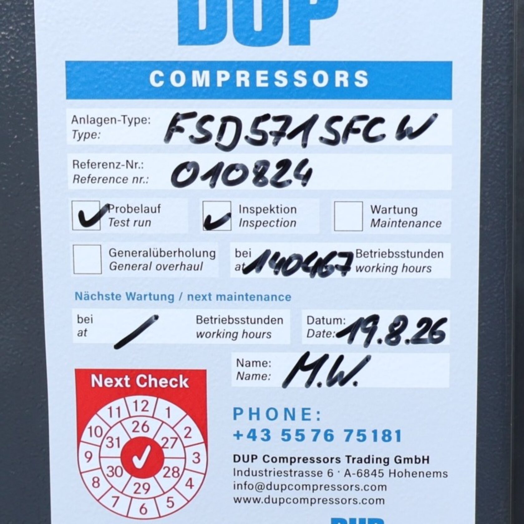 010824 Kaeser FSD 571 SFC W FSD571SFCW 20