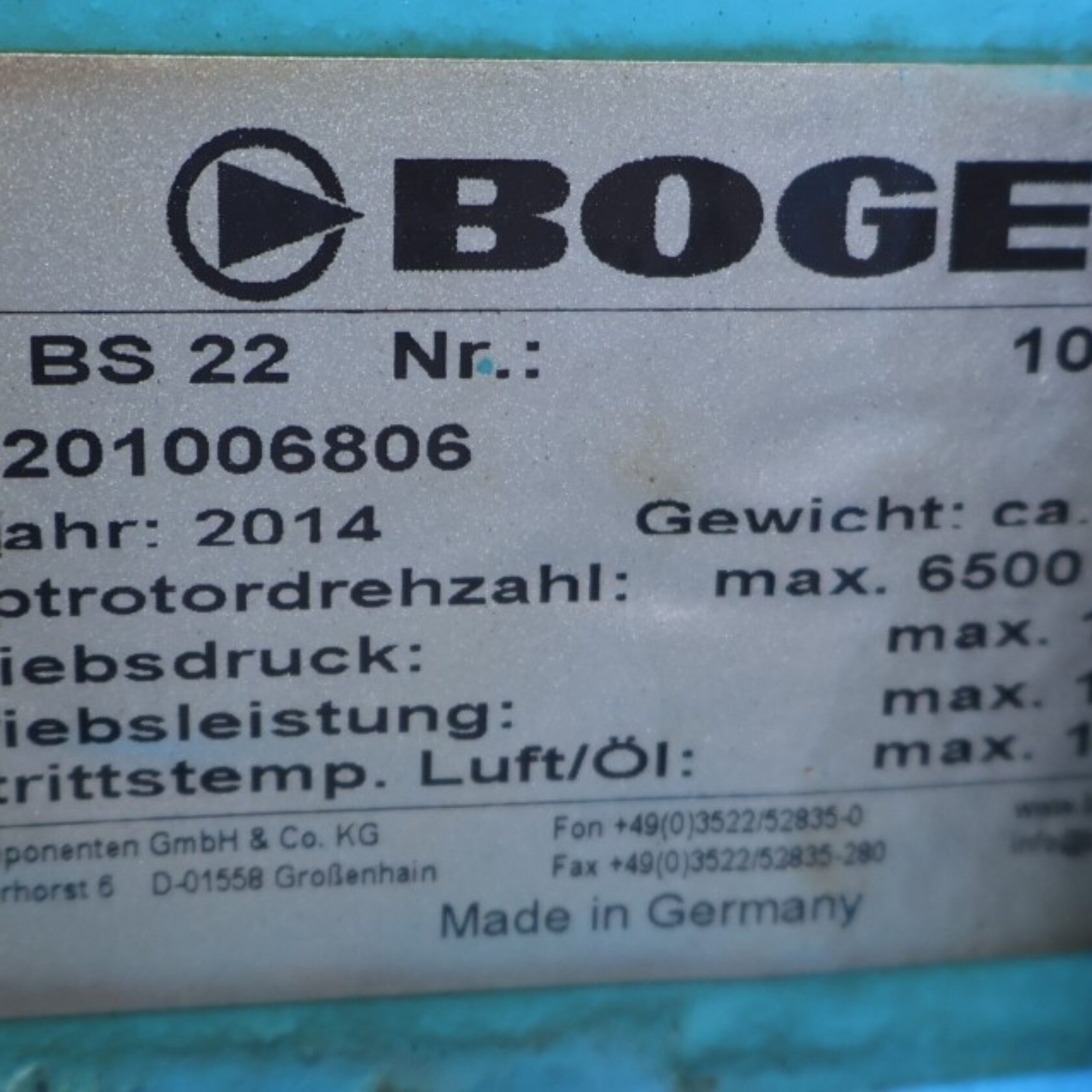 010931 Boge C 15 F C15F 13