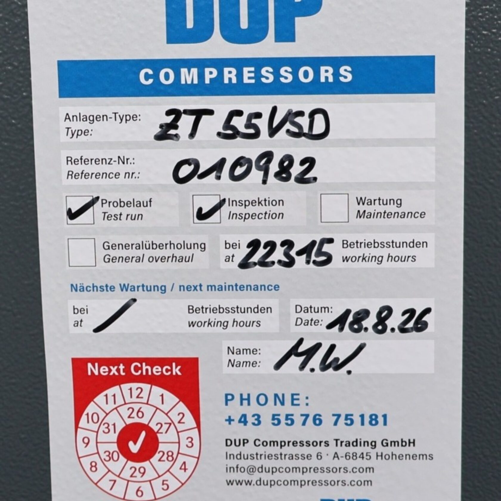 010982 Atlas Copco ZT 55 VSD ZT55VSD 16