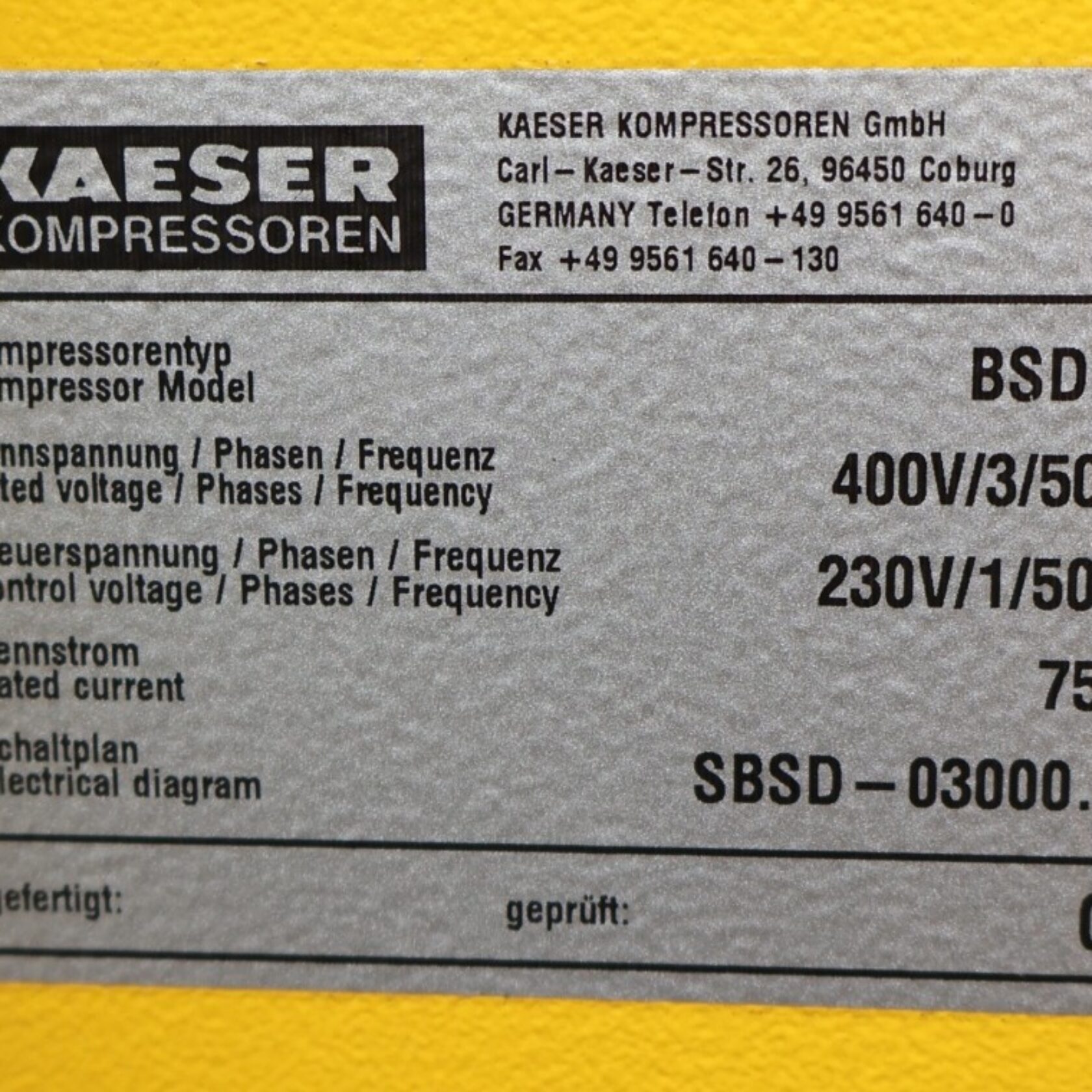 010813 Kaeser BSD 72 BSD72 06