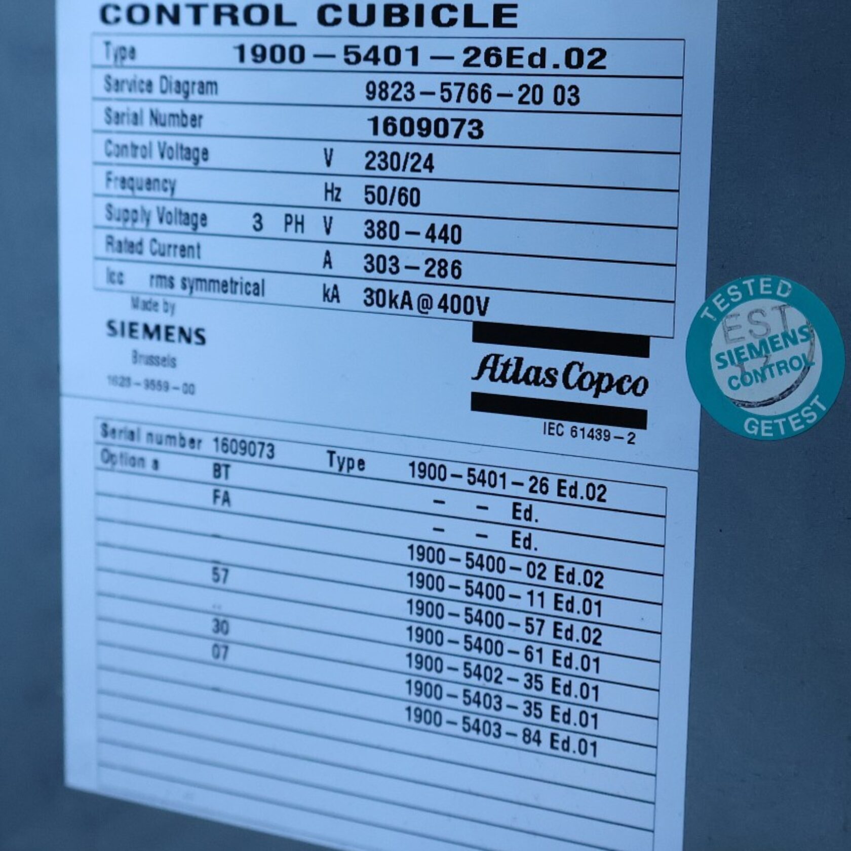 010928 Atlas Copco GA 132 FF GA132FF 07