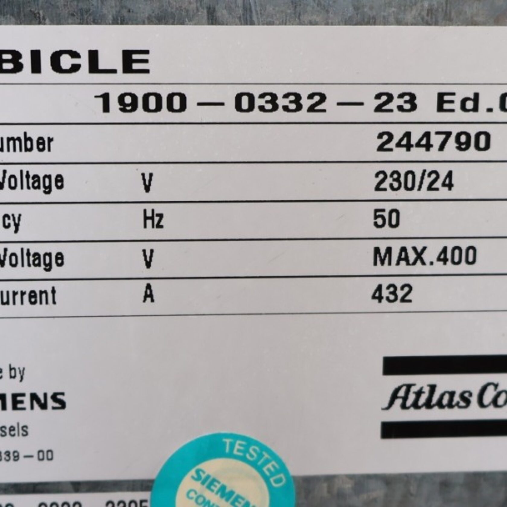 010983 Atlas Copco ZT 200 ZT200 06