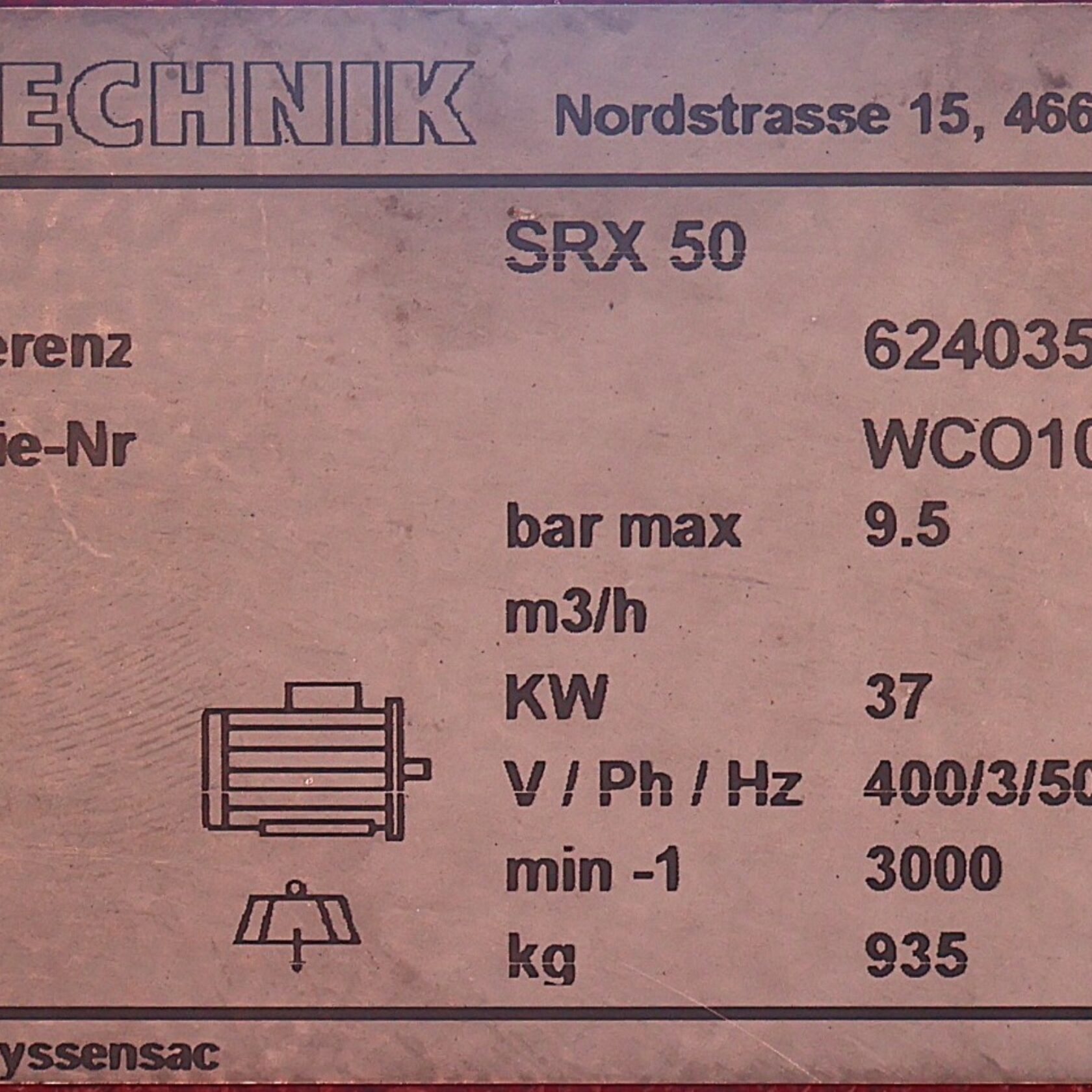 011026 Worthington SRX 50 SRX50 18